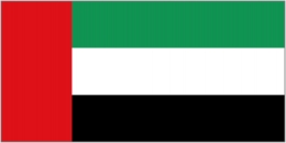 The United Arab Emirates Flag